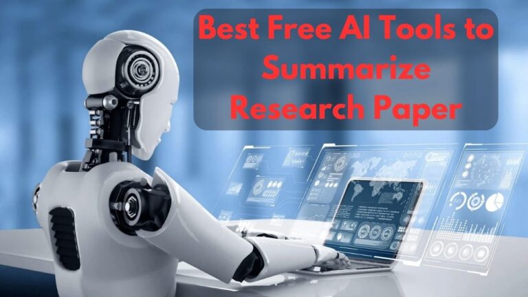 Best Free AI Tools to Summarize Research Paper